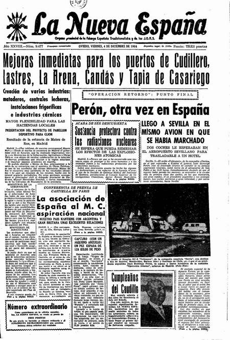 Portada Viernes 4 de Diciembre de 1964