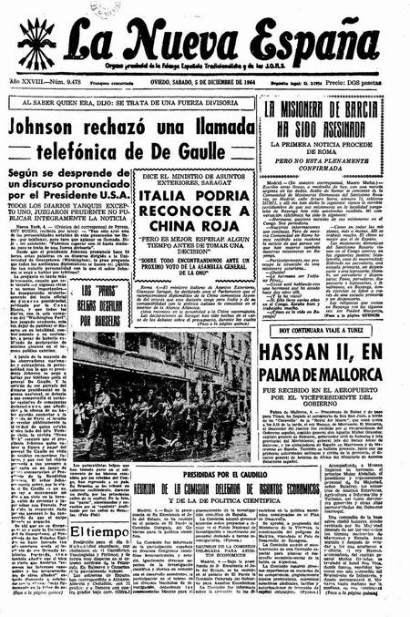 Portada Sábado 5 de Diciembre de 1964