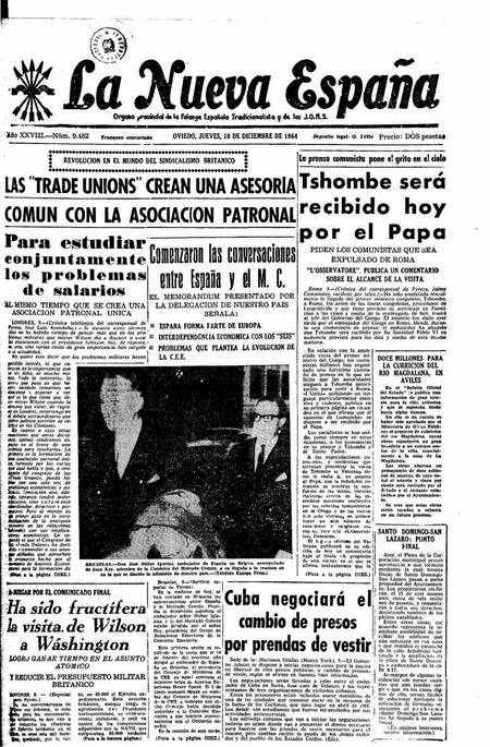 Portada Jueves 10 de Diciembre de 1964