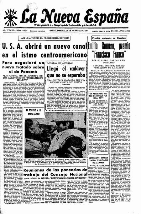 Portada Domingo 20 de Diciembre de 1964