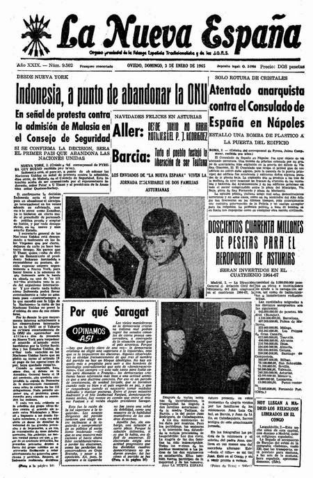 Portada Domingo 3 de  de 1965