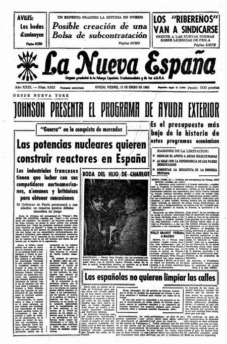 Portada Viernes 15 de  de 1965