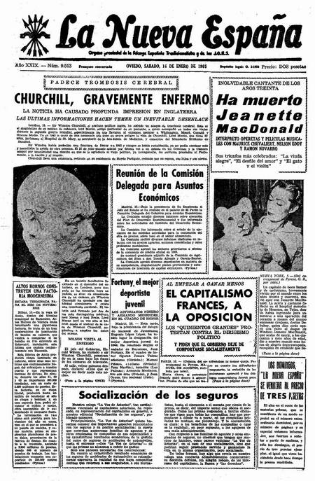 Portada Sábado 16 de  de 1965