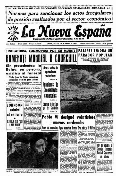 Portada Martes 26 de  de 1965