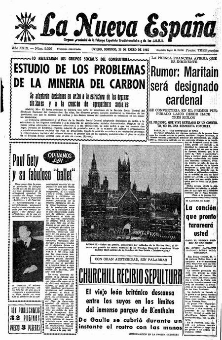 Portada Domingo 31 de  de 1965