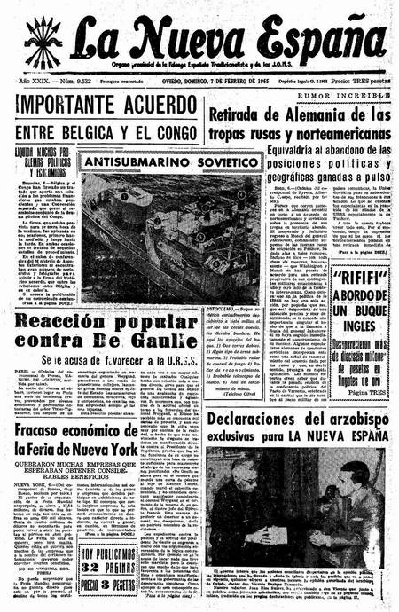 Portada Domingo 7 de  de 1965