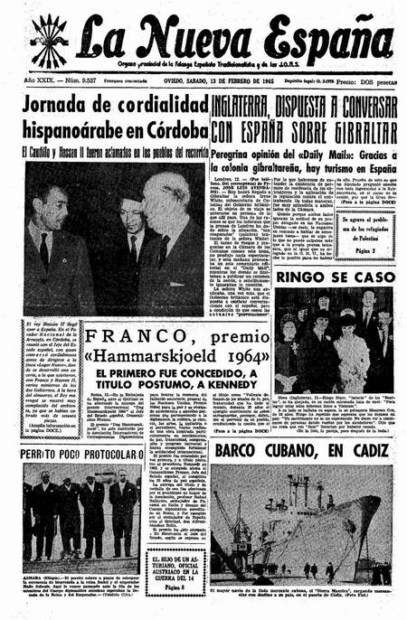 Portada Sábado 13 de  de 1965