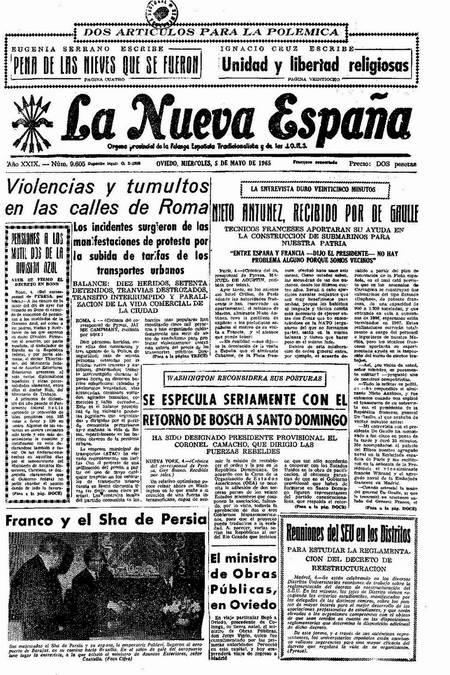 Portada Miércoles 5 de  de 1965