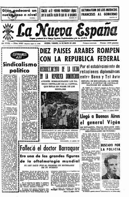 Portada Viernes 14 de  de 1965