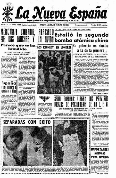 Portada Sábado 15 de  de 1965