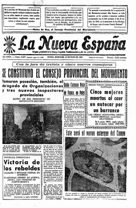 Portada Miércoles 19 de  de 1965