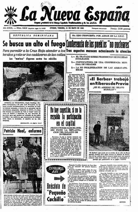 Portada Viernes 21 de  de 1965