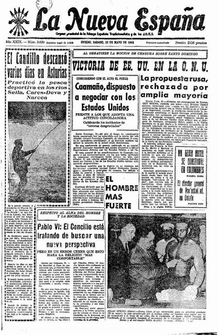 Portada Sábado 22 de  de 1965