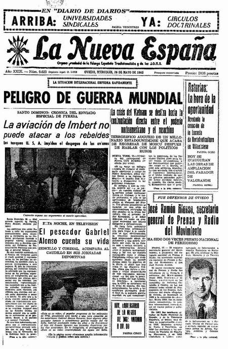 Portada Miércoles 26 de  de 1965