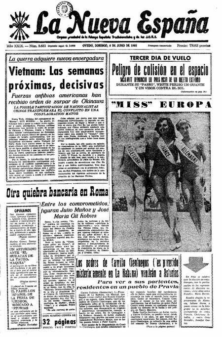 Portada Domingo 6 de  de 1965