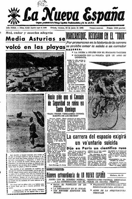 Portada Viernes 18 de  de 1965