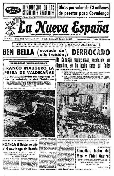 Portada Domingo 20 de  de 1965