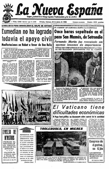 Portada Viernes 25 de  de 1965