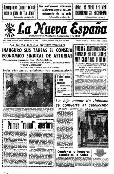 Portada Sábado 3 de  de 1965
