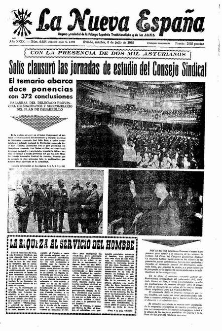 Portada Martes 6 de  de 1965