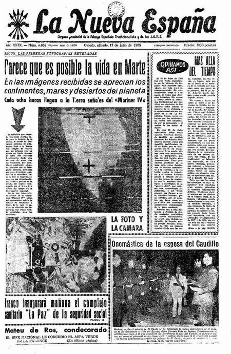 Portada Sábado 17 de  de 1965