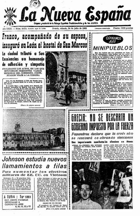 Portada Sábado 24 de  de 1965