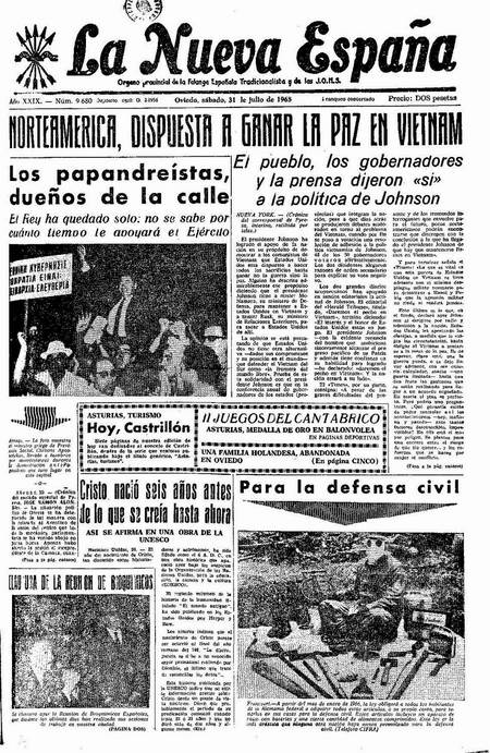 Portada Sábado 31 de  de 1965