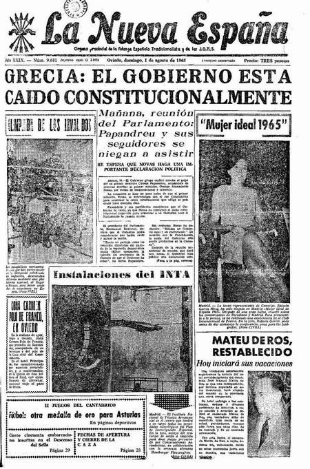Portada Domingo 1 de  de 1965
