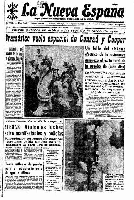 Portada Domingo 22 de  de 1965