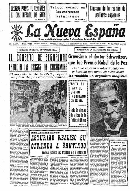 Portada Domingo 5 de  de 1965
