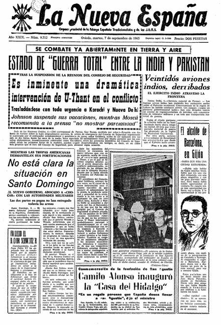 Portada Martes 7 de  de 1965