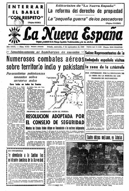 Portada Miércoles 8 de  de 1965
