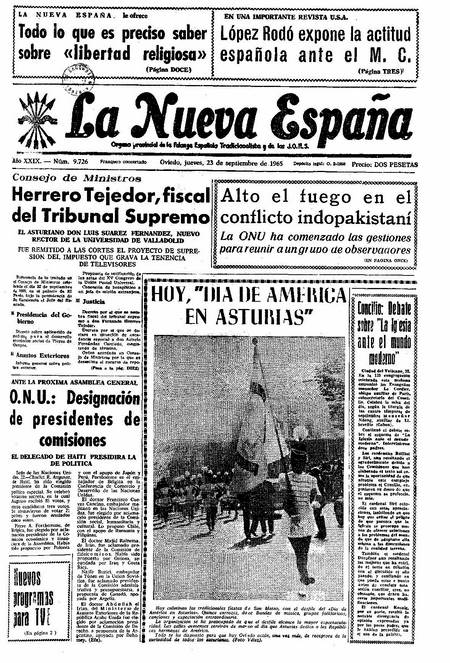 Portada Jueves 23 de  de 1965