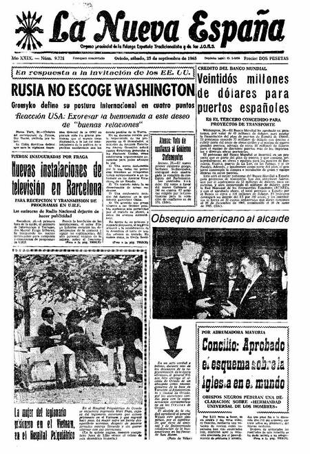 Portada Sábado 25 de  de 1965