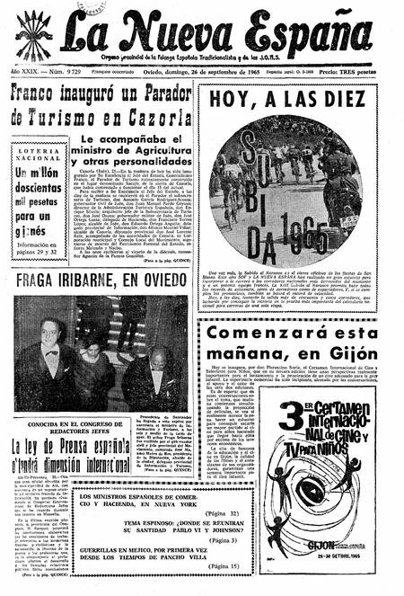 Portada Domingo 26 de  de 1965