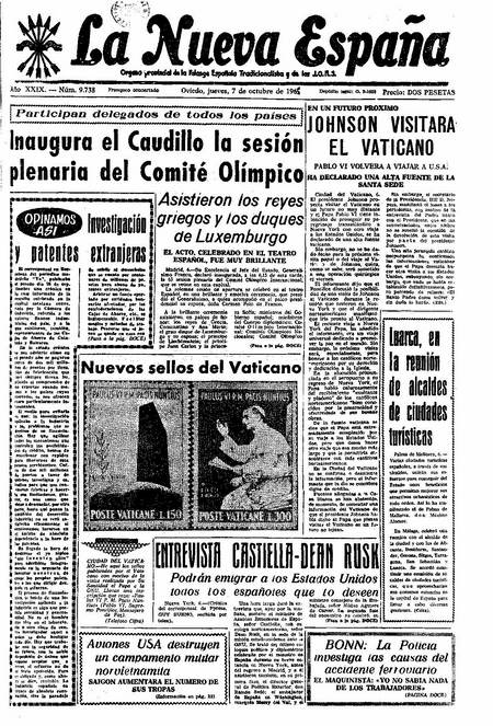 Portada Jueves 7 de Octubre de 1965