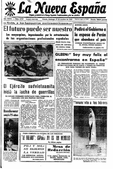 Portada Domingo 17 de Octubre de 1965