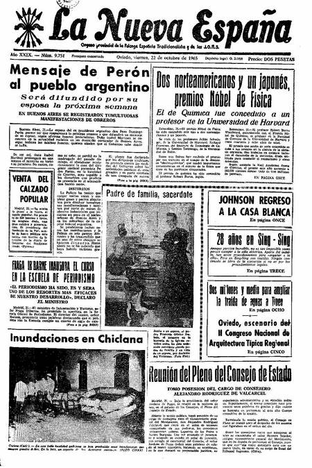 Portada Viernes 22 de Octubre de 1965