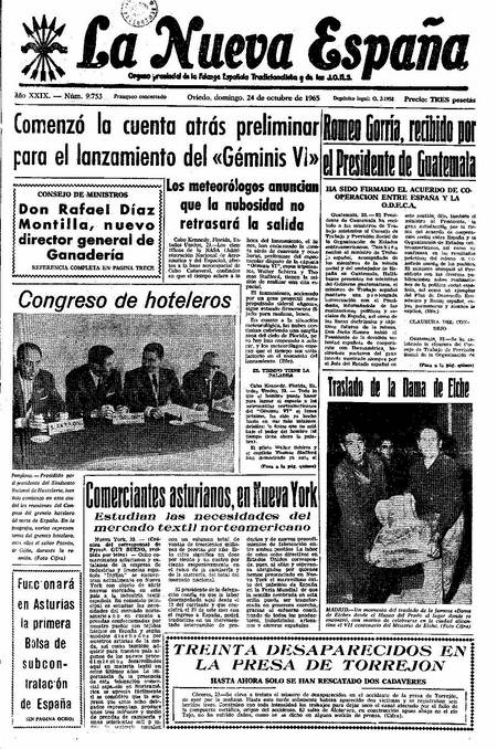 Portada Domingo 24 de Octubre de 1965