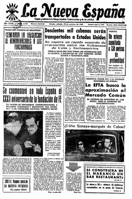 Portada Sábado 30 de Octubre de 1965