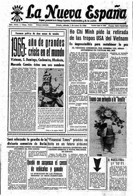 Portada Sábado 1 de  de 1966