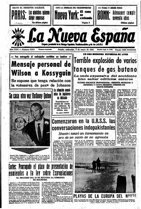 Portada Miércoles 5 de  de 1966