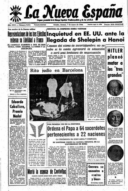 Portada Viernes 7 de  de 1966