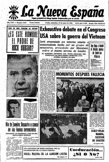 Portada Miércoles 12 de  de 1966