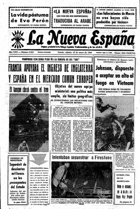 Portada Sábado 15 de  de 1966