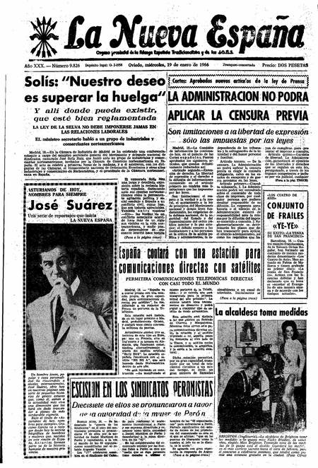 Portada Miércoles 19 de  de 1966