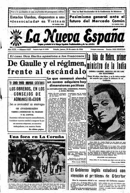 Portada Jueves 20 de  de 1966