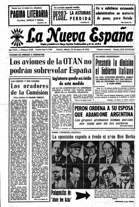 Portada Sábado 22 de  de 1966