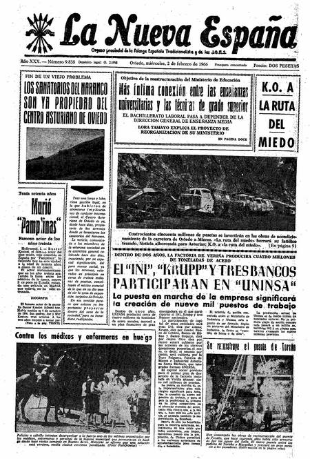Portada Miércoles 2 de  de 1966