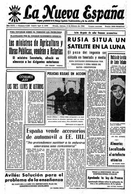 Portada Viernes 4 de  de 1966